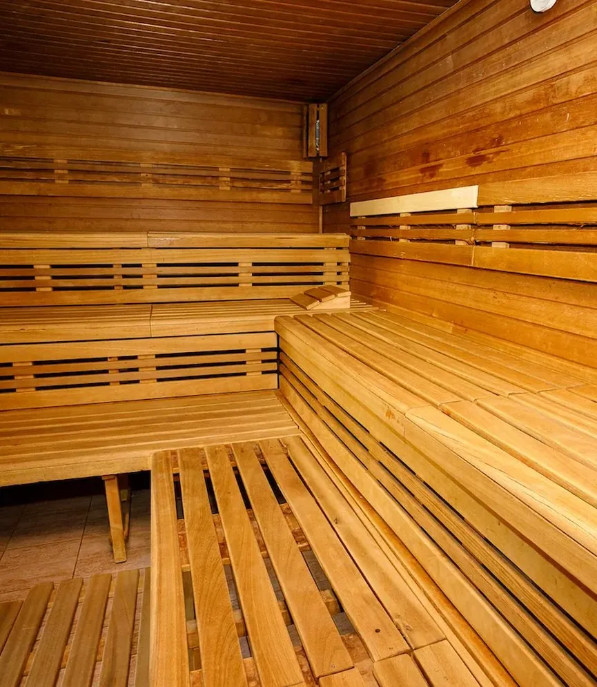 Finská sauna plaveckého areálu